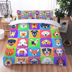 Cute Pet Dog Puppy Bedding Set Quilt Cover Without Filler (Online Order Only)