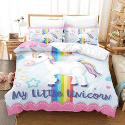 Cute Unicorn Bedding Set Quilt Covers Without Filler (Online Order Only)