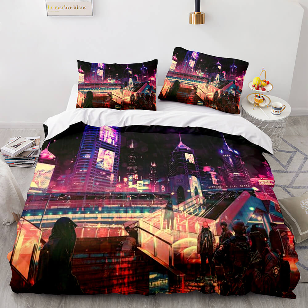 Cyberpunk 2077 Bedding Set Quilt Cover Without Filler (Online Order Only)