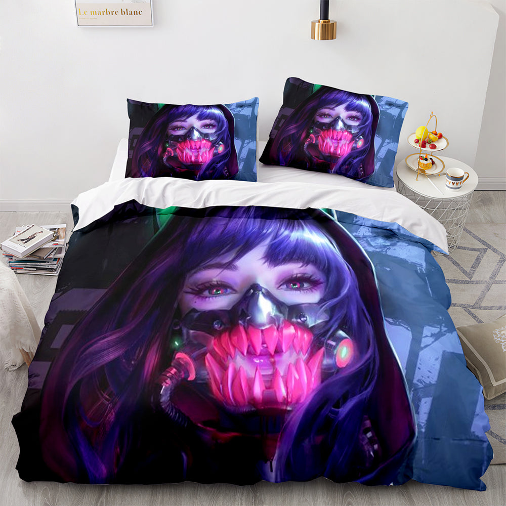 Cyberpunk Bedding Set Quilt Cover Without Filler (Online Order Only)