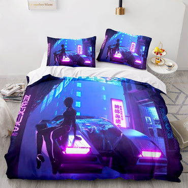 Cyberpunk Bedding Set Quilt Cover Without Filler (Online Order Only)