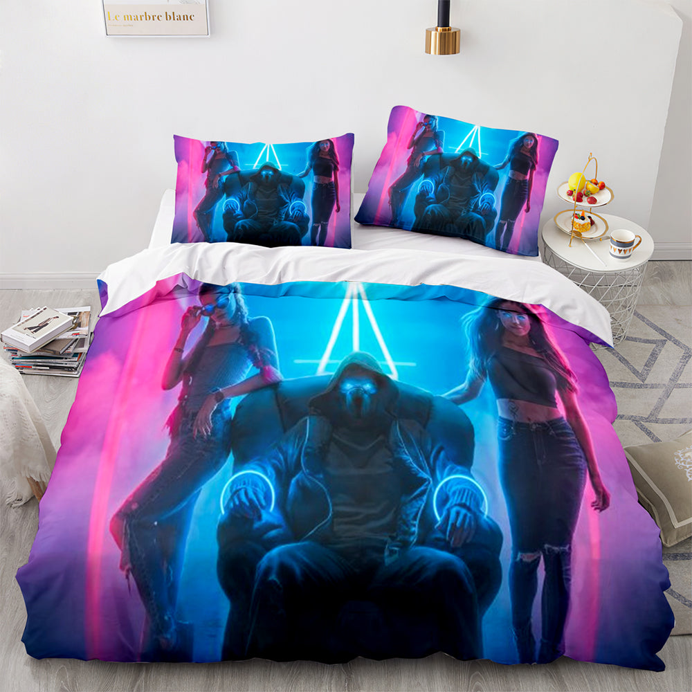Cyberpunk Bedding Set Quilt Cover Without Filler (Online Order Only)