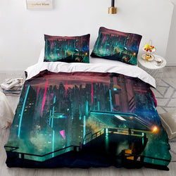 Cyberpunk Bedding Set Quilt Cover Without Filler (Online Order Only)