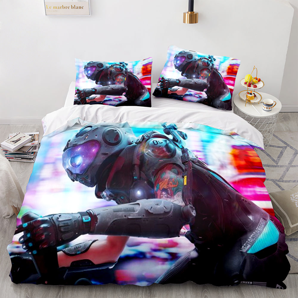 Cyberpunk Bedding Set Quilt Cover Without Filler (Online Order Only)