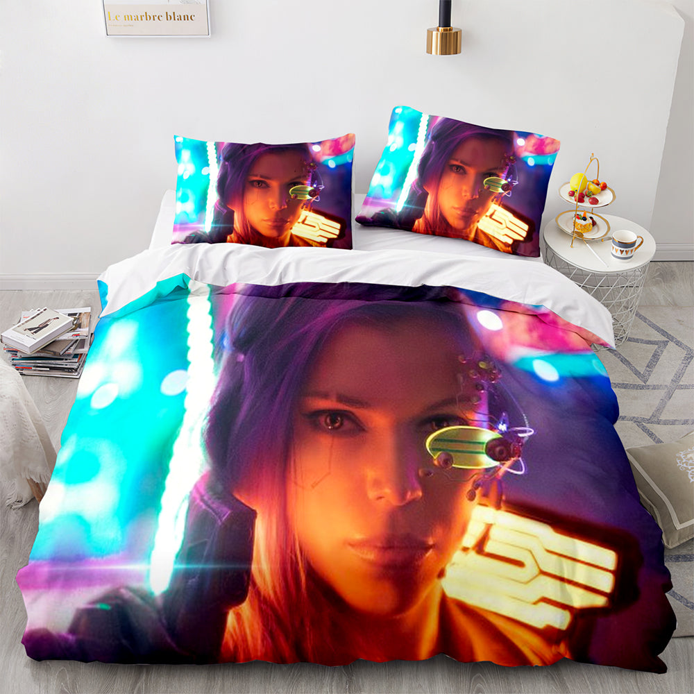 Cyberpunk Bedding Set Quilt Cover Without Filler (Online Order Only)