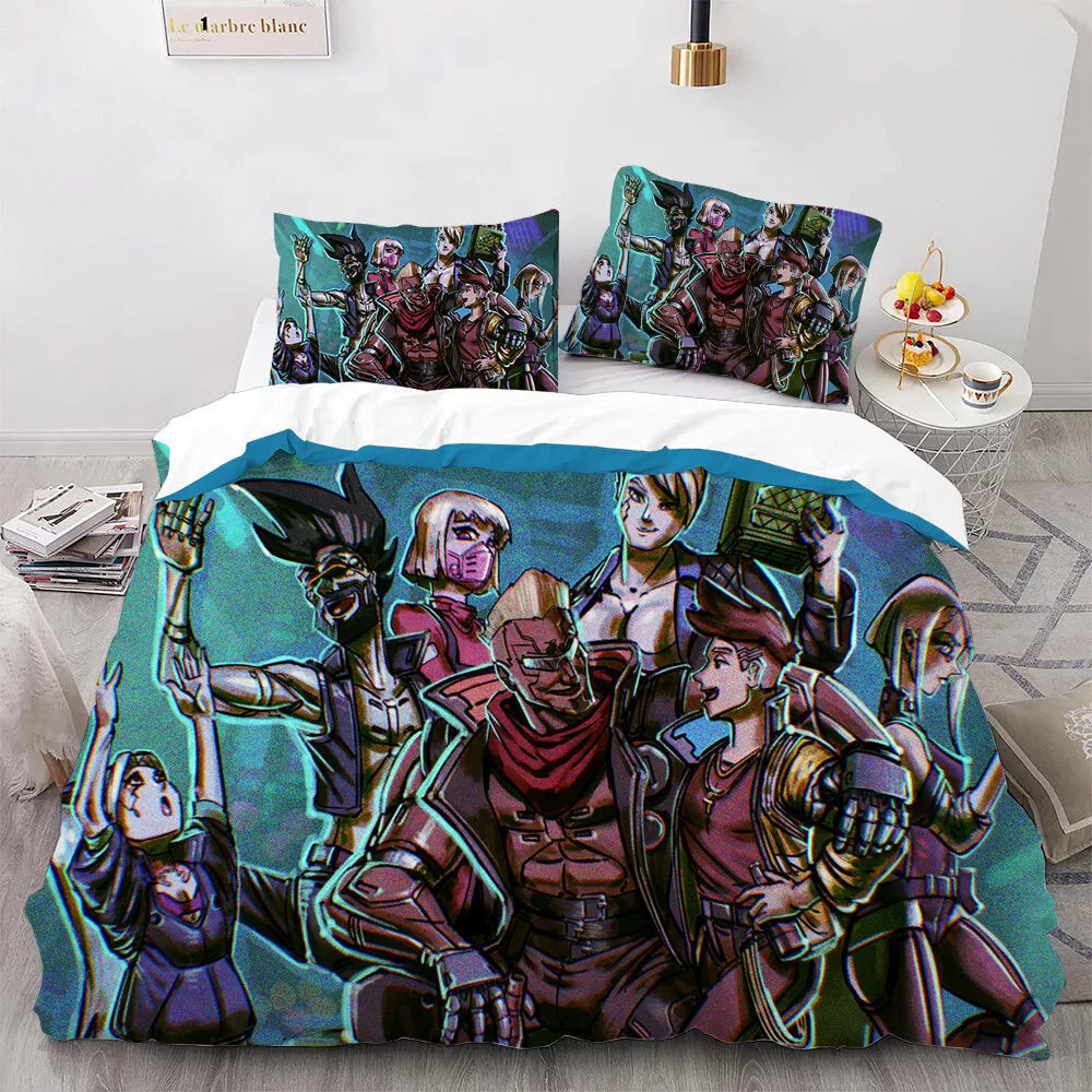 Cyberpunk Edgerunners Bedding Set Quilt Cover Without Filler (Online Order Only)
