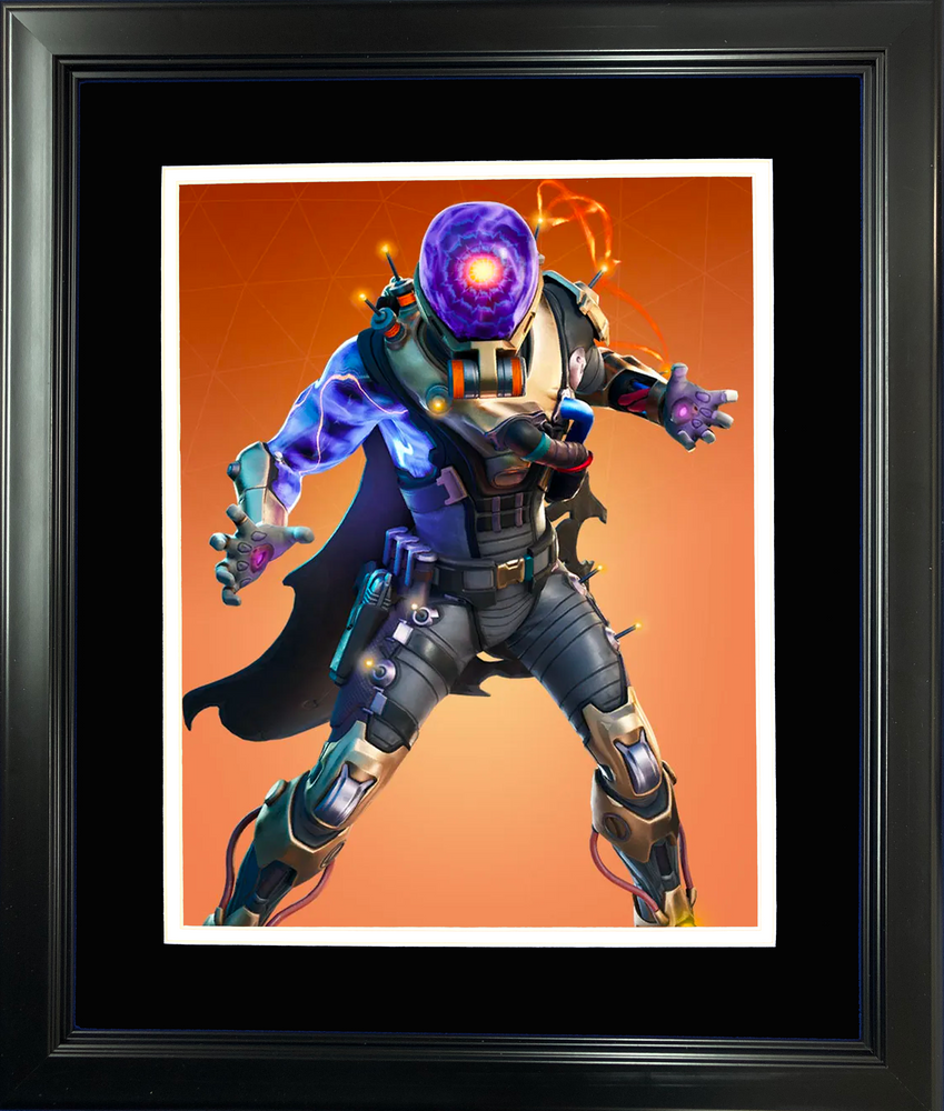 Framed Cyclo Legendary Fortnite Skin 11"x14" Video Game Photo (ONLINE ORDER ONLY)