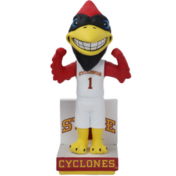 Cy the Cardinal Iowa State Cyclones Mascot Basketball Jersey Bobbleheads (Presale) (ONLINE ORDER ONLY)