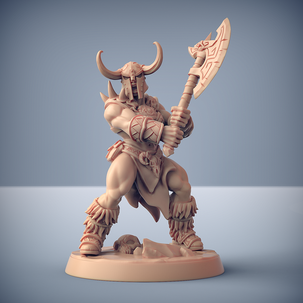 3D Printed Artisan Guild Modular Dragonpeak Barbarians Dragonpeak Barbarians 28mm 32mm (Online Only)