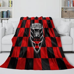 D.C. United Blanket Flannel Fleece Throw Room Decoration (Online Order Only)