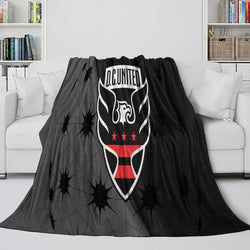 D.C. United Blanket Flannel Fleece Throw Room Decoration (Online Order Only)