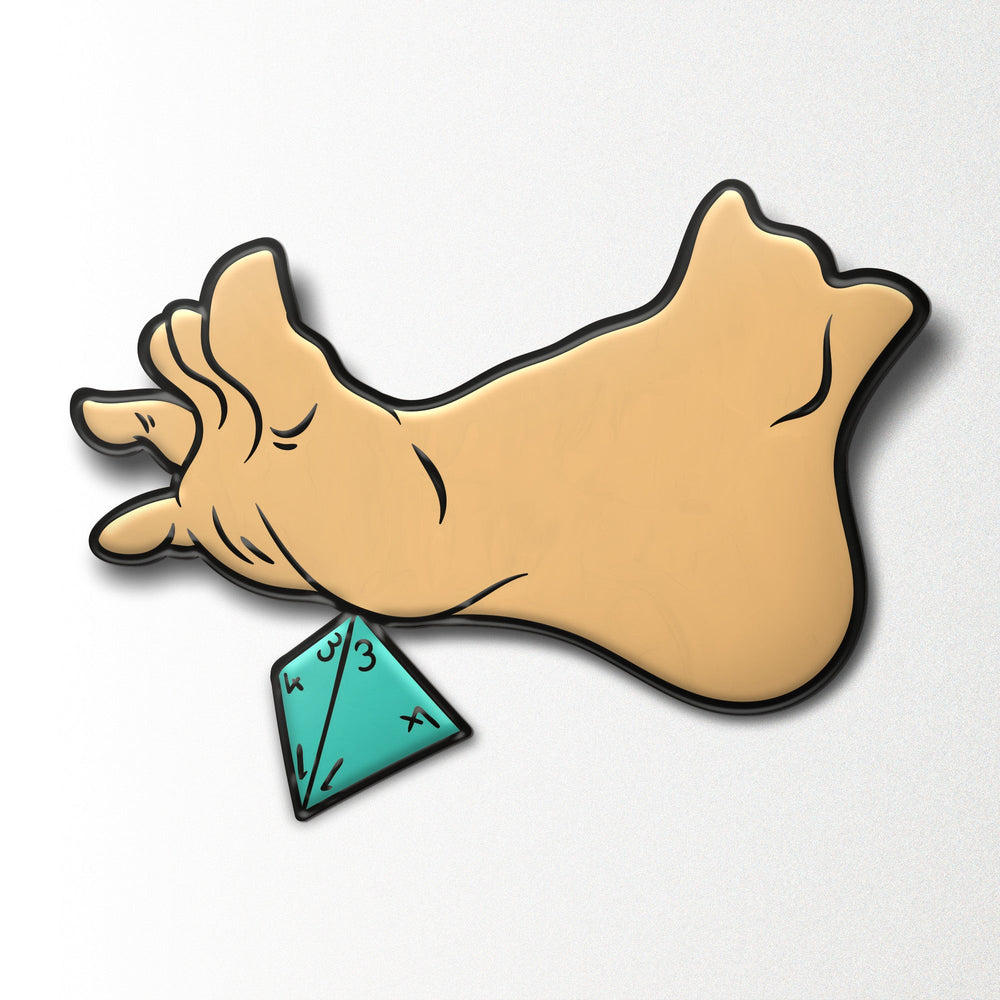 D4 Foot - Enamel Pin (Online Only)