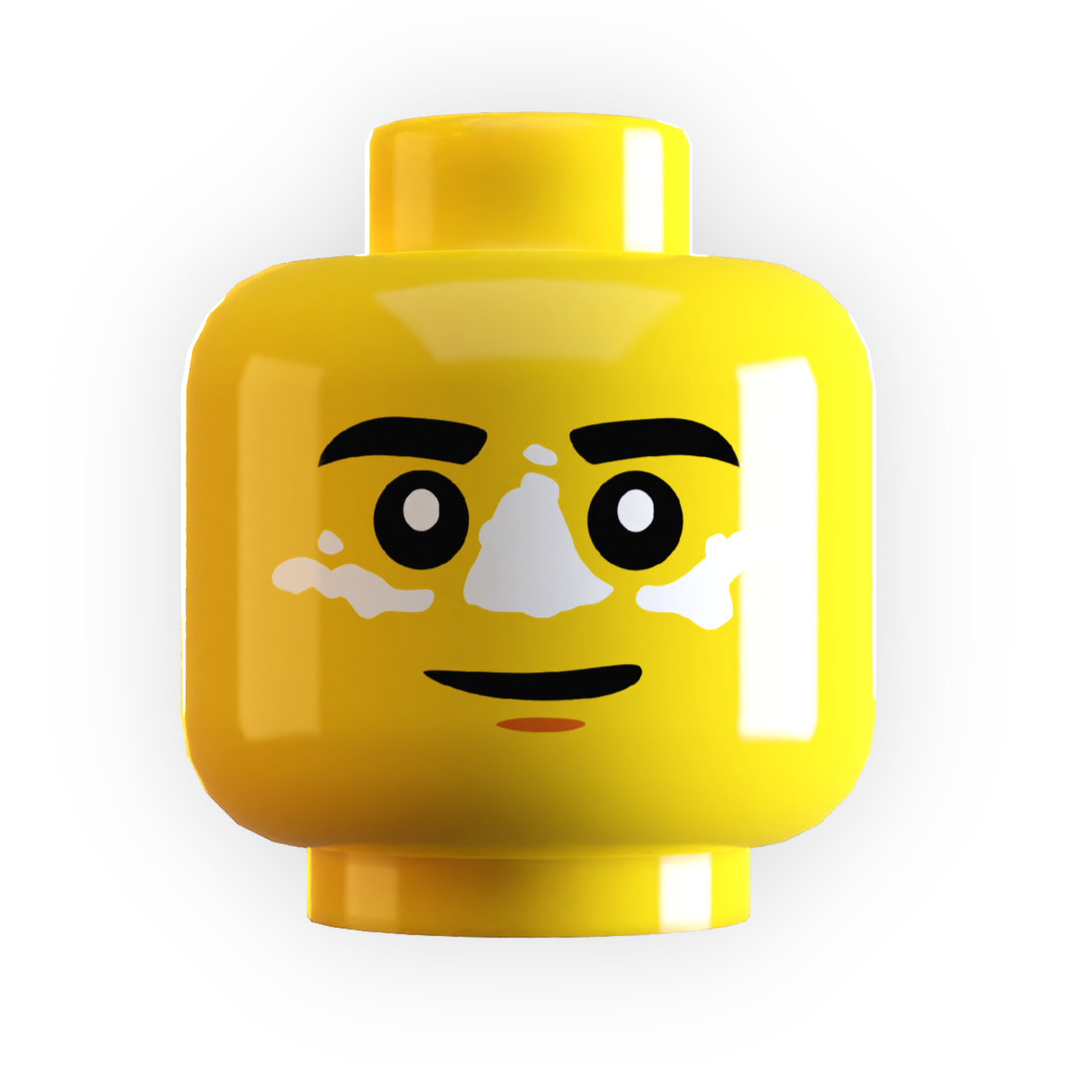 Sunscreen’d Minifig Head made using LEGO part (Online Order Only)