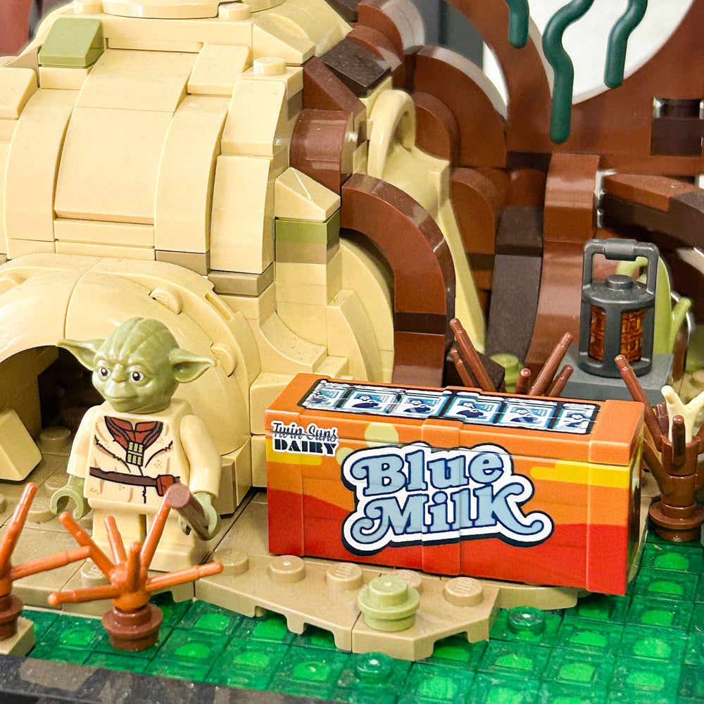 Blue Milk, Twin Suns Dairy BrickArms Crate - B3 Customs (Online Order Only)