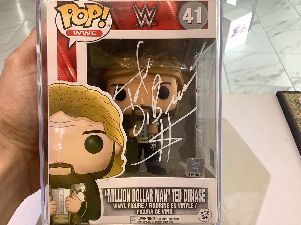 Funko Pop WWE “Million Dollar Man” Ted Dibiase 41 AUTOGRAPHED (ONLINE ORDER ONLY)