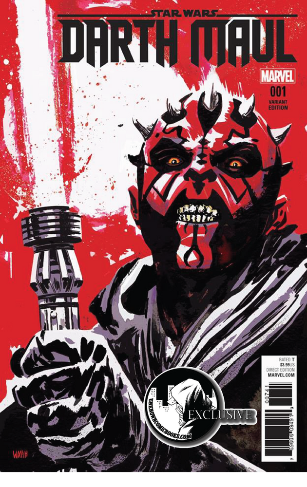 STAR WARS: DARTH MAUL #1 (OF 5) UNKNOWN COMIC BOOKS EXCLUSIVE 2017 (Online Order Only)