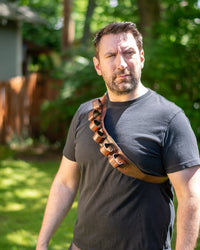 Leather Shell Bandolier Belt Costume Piece (ONLINE ORDER ONLY)