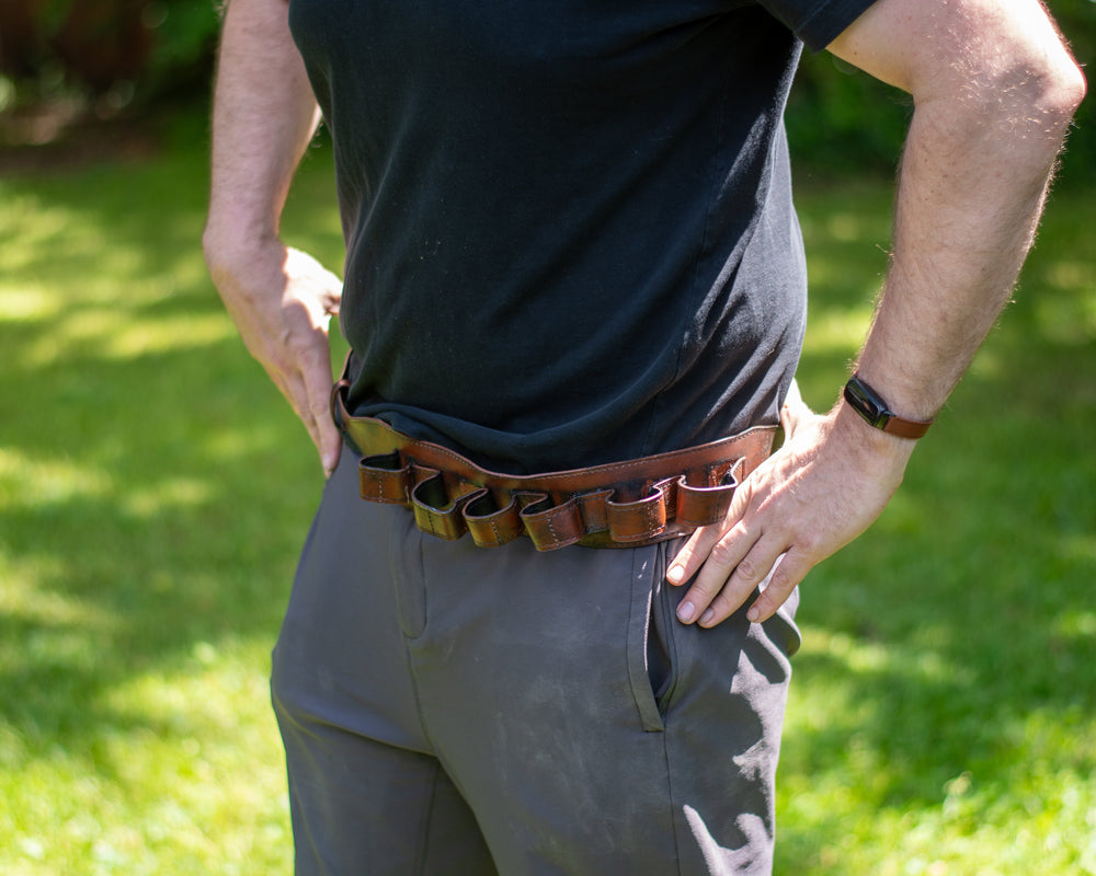 Leather Shell Bandolier Belt Costume Piece (ONLINE ORDER ONLY)