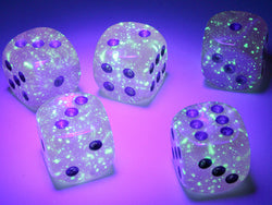 Borealis Pink/silver 7-Dice / 16mm / 12mm / 30mm Luminary (Online Only)
