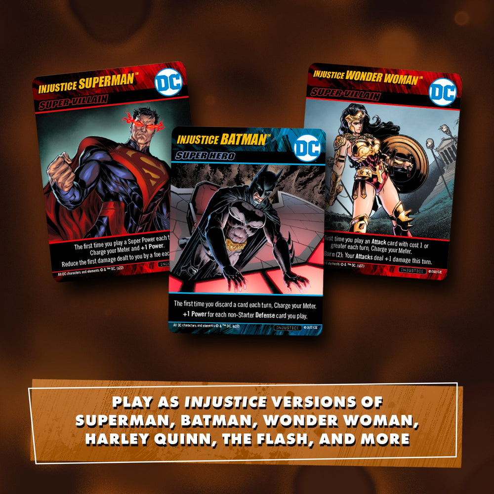 DC Deck-Building Game: Injustice (KICKSTARTER VERSION) (ONLINE ORDER ONLY)