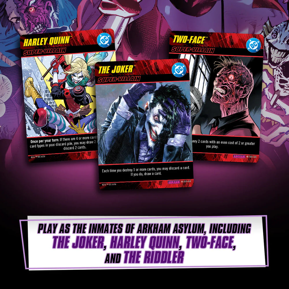 DC Deck-Building Game: Arkham Asylum (ONLINE ORDER ONLY)