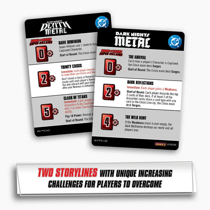 DC Deck-Building Game: Death Metal - Crisis Expansion Pack 5 (ONLINE ORDER ONLY)