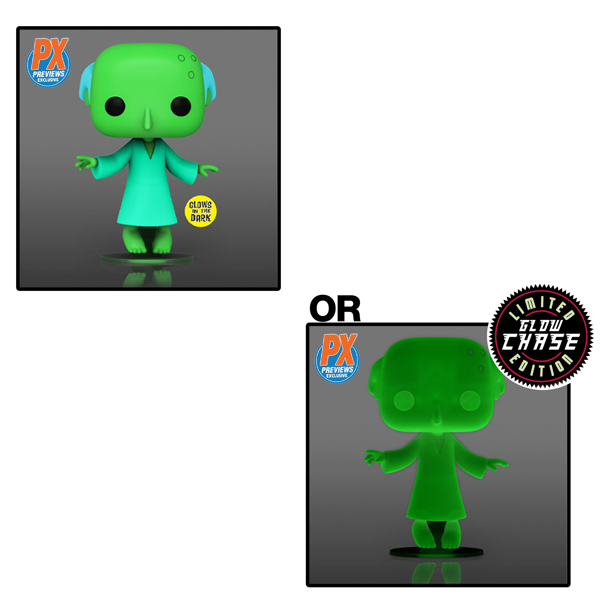 Funko POP! The Simpsons - Glowing Mr. Burns Vinyl Figure #1162 Preview Exclusives (PX) (ONLINE ORDER ONLY)
