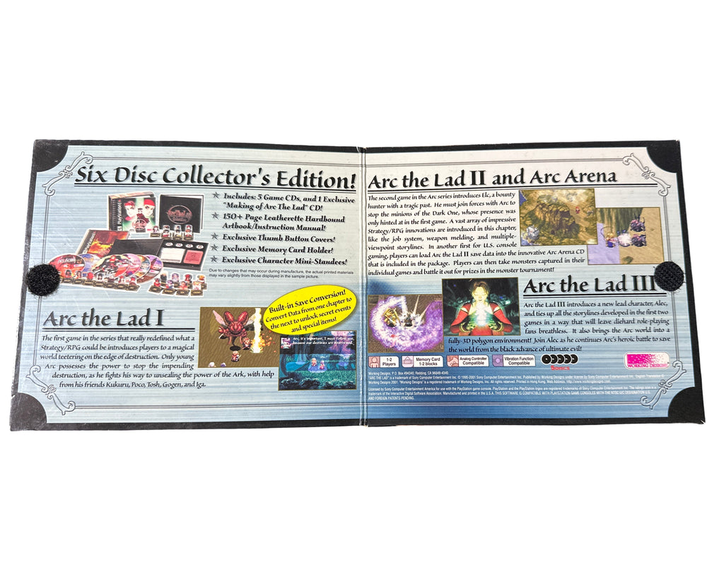 Arc The Lad Collection - Playstation (ONLINE ORDER ONLY)
