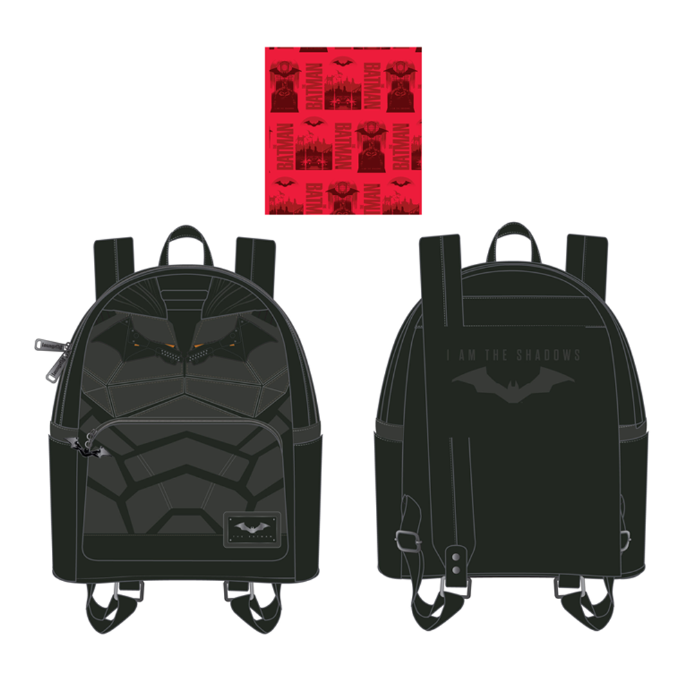 Loungefly: DC Comics The Batman Cosplay Mini Backpack (ONLINE ORDER ONLY)