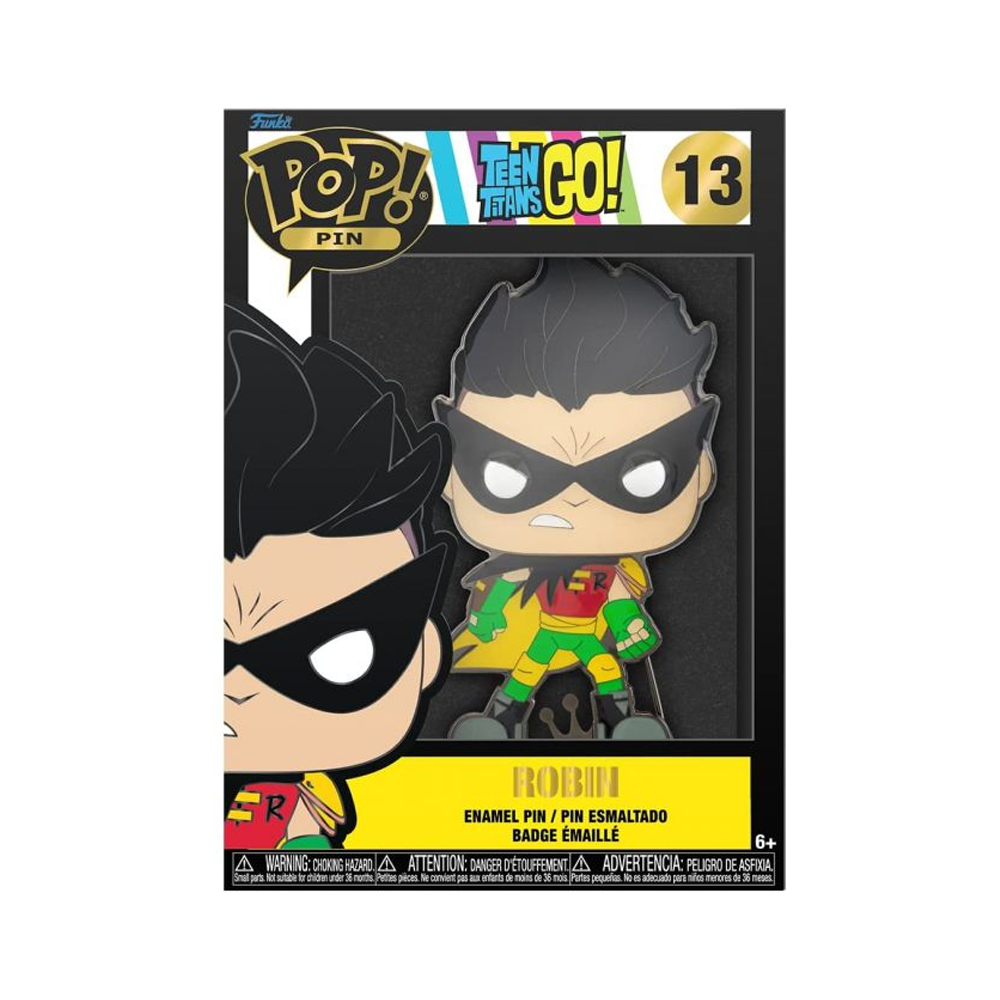 Funko POP! Pins: Teen Titans Go! - Robin #13 (ONLINE ORDER ONLY)