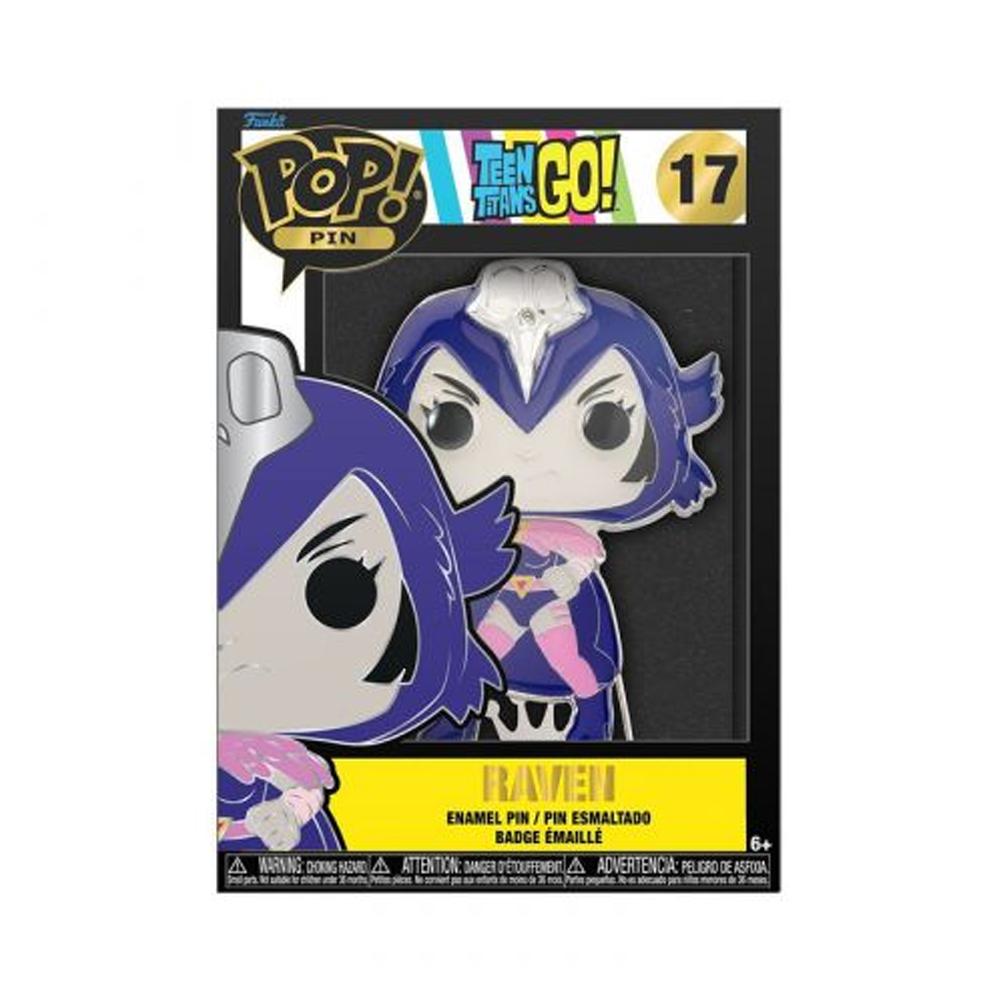 Funko POP! Pins: Teen Titans Go! - Raven #17 (ONLINE ORDER ONLY)