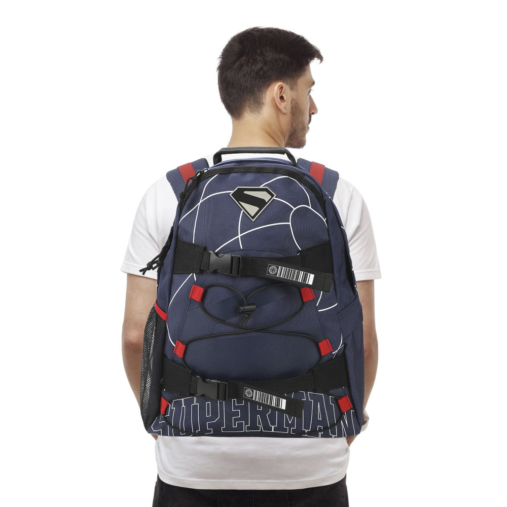 Superman DC Comics Lightning Pattern Backpack (Online Order Only)