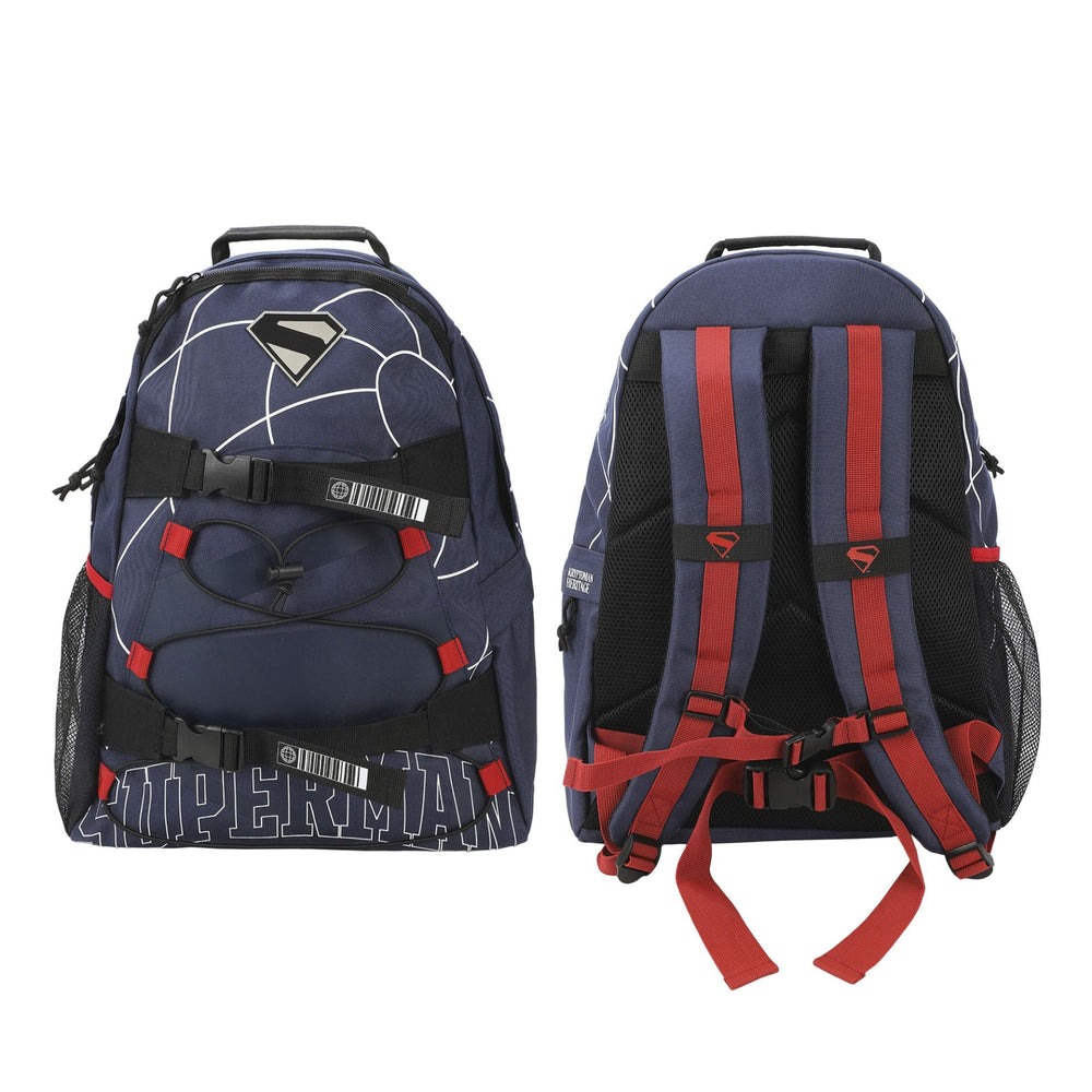 Superman DC Comics Lightning Pattern Backpack (Online Order Only)