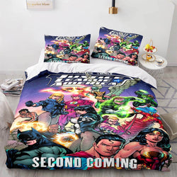 DC Justice League Bedding Set Throw Quilt Duvet Cover Bedding Sets (Online Order Only)