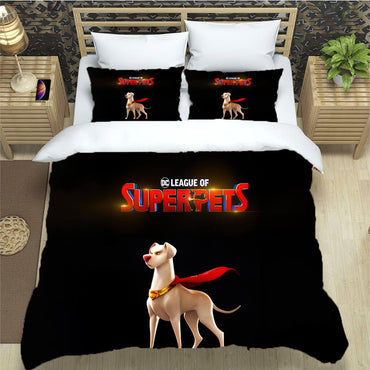 DC League of Super-Pets Bedding Set Pattern Quilt Cover Without Filler (Online Order Only)