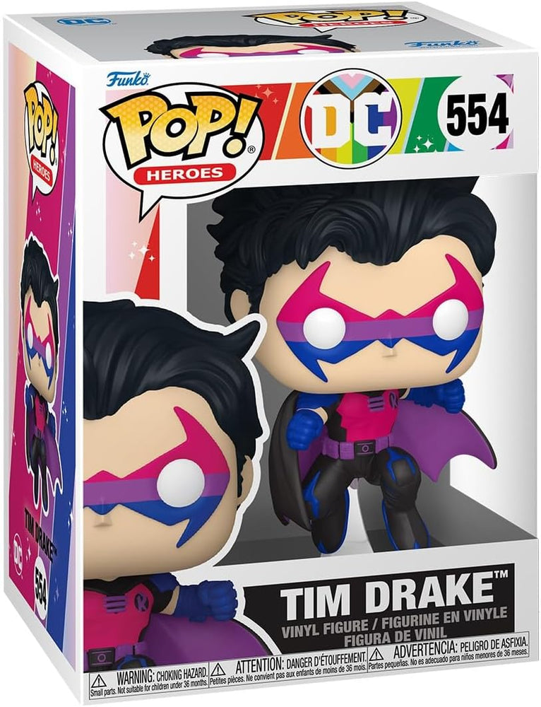 DC Comics Pride 2025 Tim Drake Funko Pop! Vinyl Figure #554 with Funko Protector (Online Order Only)