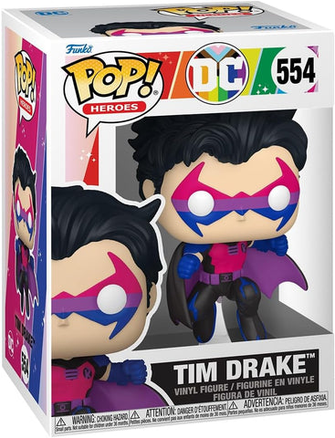 DC Comics Pride 2025 Tim Drake Funko Pop! Vinyl Figure #554 with Funko Protector (Online Order Only)
