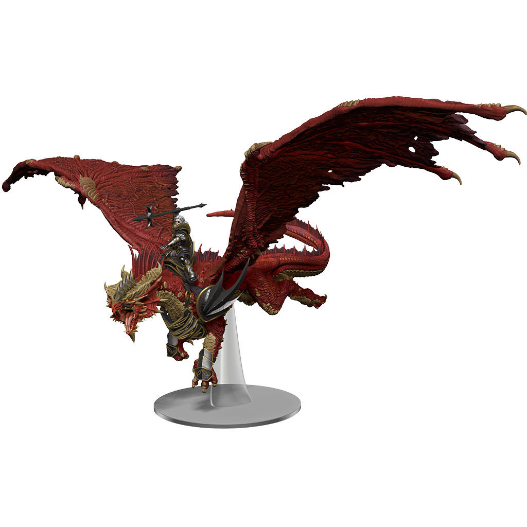 D&D: Icons of the Realms - Dragonlance: Shadow of the Dragon Queen - Kensaldi on Red Dragon (ONLINE ORDER ONLY)