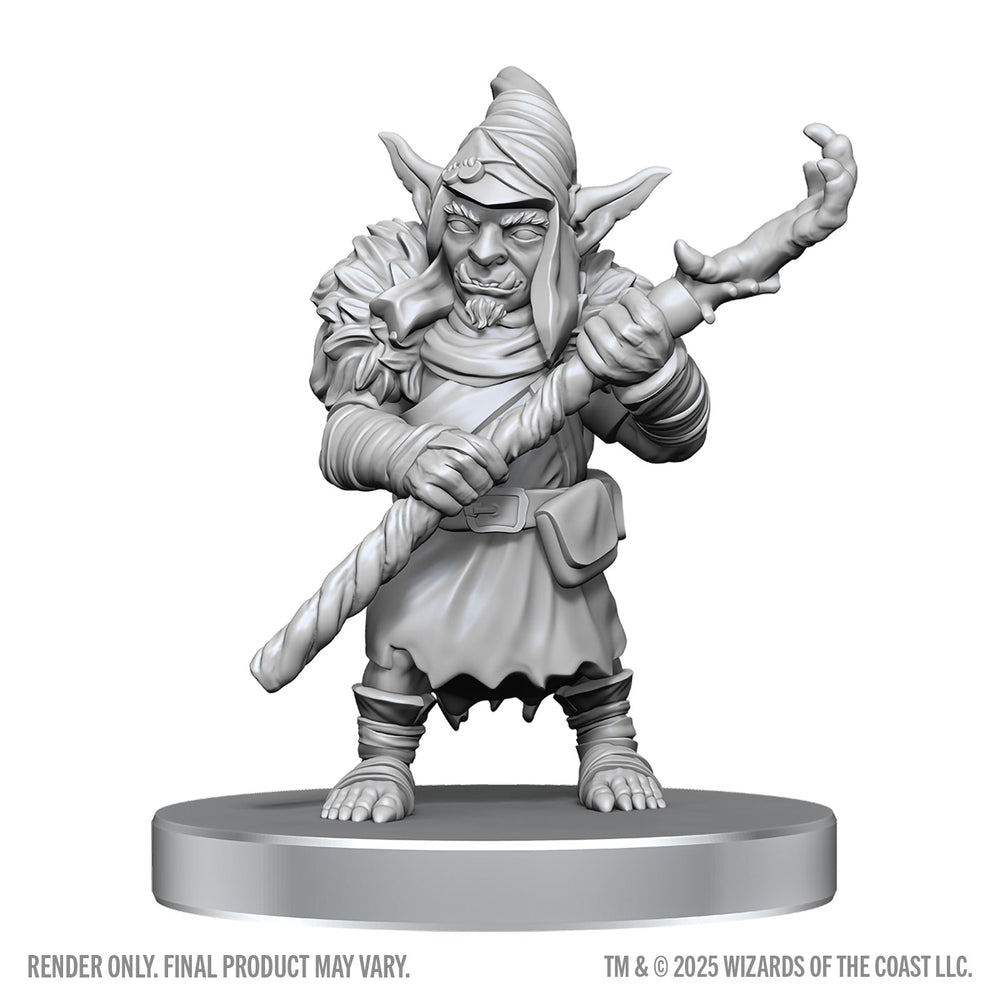 D&D: Nolzur's Marvelous Unpainted Miniatures - Bugbear Stalker & Goblin Hexer