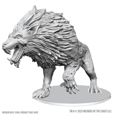 D&D: Nolzur's Marvelous Unpainted Miniatures - Dire Worg (ONLINE ORDER ONLY)