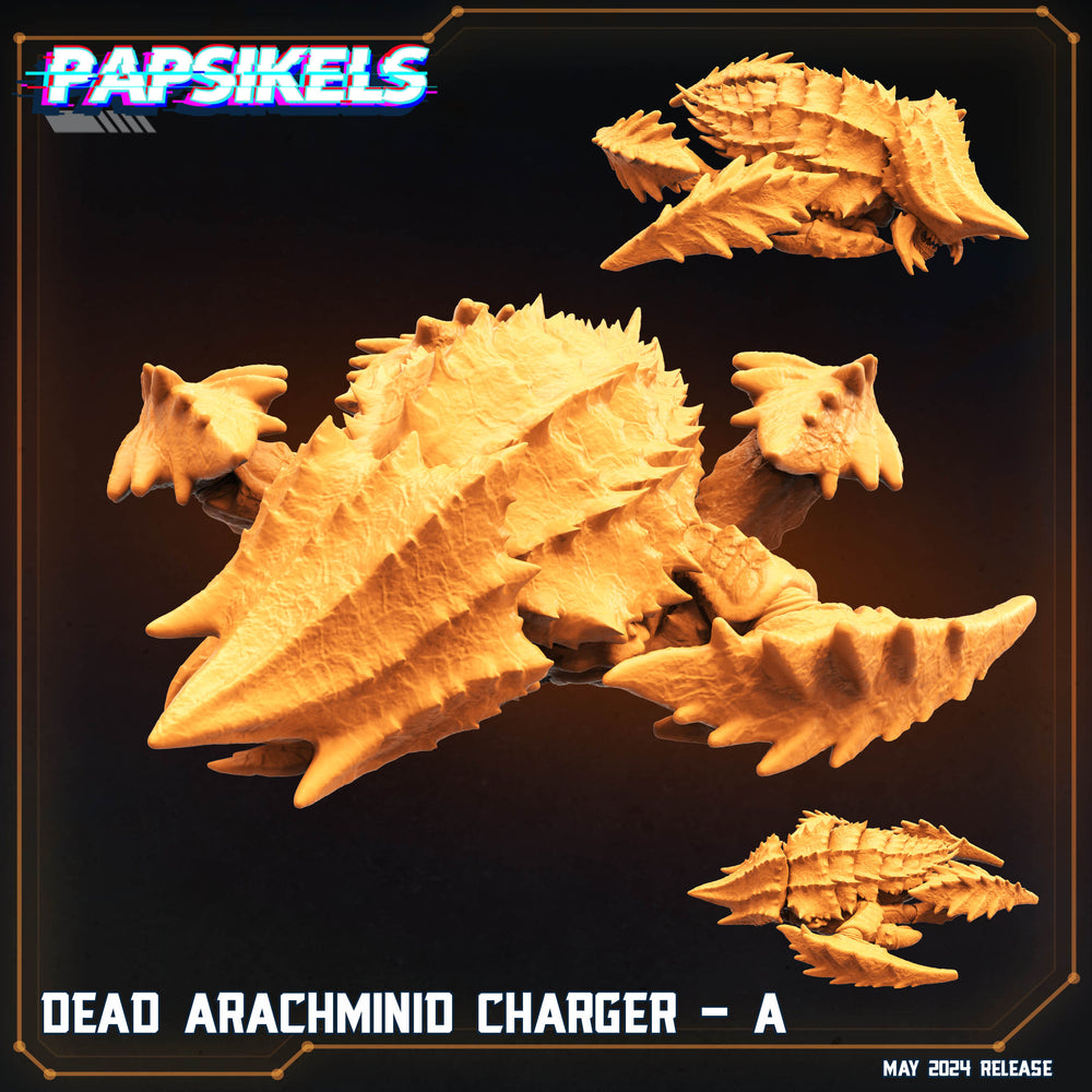 3D Printed Papsikels Dead Arachminid Charger Set Democracy Troopers Bugs and Bots 28mm 32mm (Online Only)