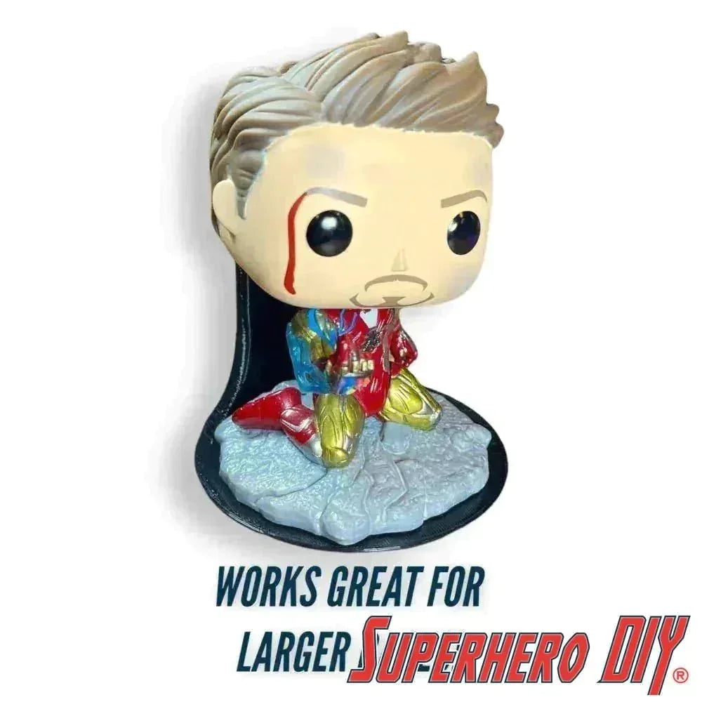 DELUXE size Floating Figure Shelves for POP! DELUXE Vinyl figures | Wall Stand Display Shelves for LARGE pops 6-inch or Deluxe (ONLINE ORDER ONLY)