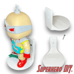 DELUXE size Floating Figure Shelves for POP! DELUXE Vinyl figures | Wall Stand Display Shelves for LARGE pops 6-inch or Deluxe (ONLINE ORDER ONLY)