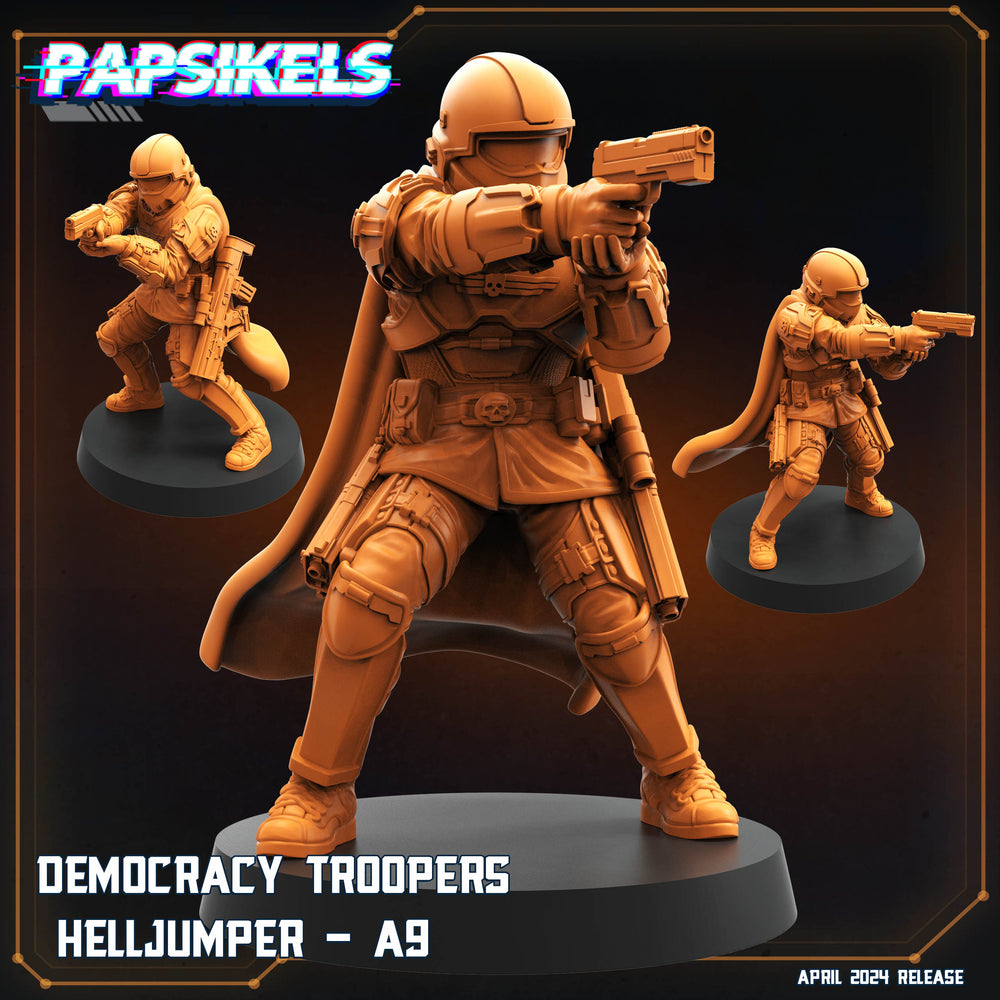 3D Printed Papsikels Democracy Trooper Helljumper A9 28mm 32mm (Online Only)