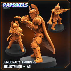 3D Printed Papsikels Democracy Troopers Hellstriker Set Democracy Troopers Bugs and Bots 28mm 32mm (Online Only)