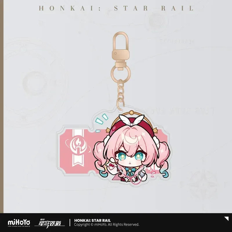 Honkai: Star Rail Pom-Pom Exhibition Series Acrylic Keychain