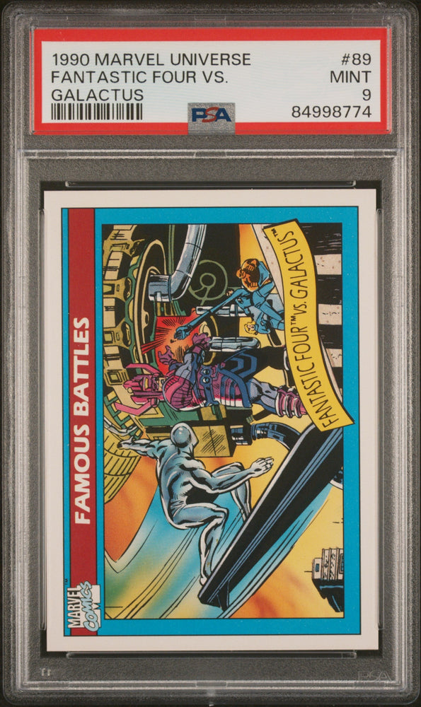 1990 MARVEL UNIVERSE FANTASTIC FOUR VS. GALACTUS #89 - PSA 9 (Online Order Only)