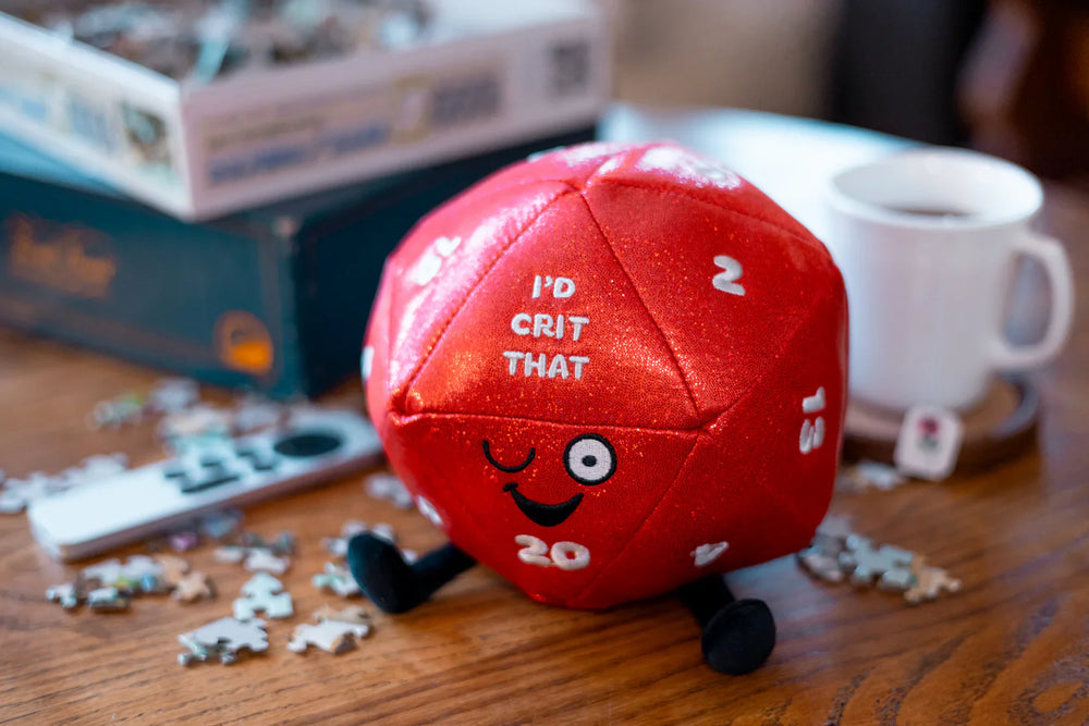 Punchkins D20 Plush I'd Crit That Dice (ONLINE ORDER ONLY)