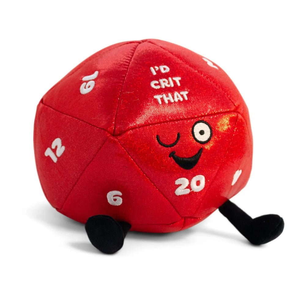 Punchkins D20 Plush I'd Crit That Dice (ONLINE ORDER ONLY)