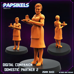 3D Printed Papsikels Digital Companion Domestic Partner Set October 2024 Cyberpunk 28mm 32mm (Online Only)